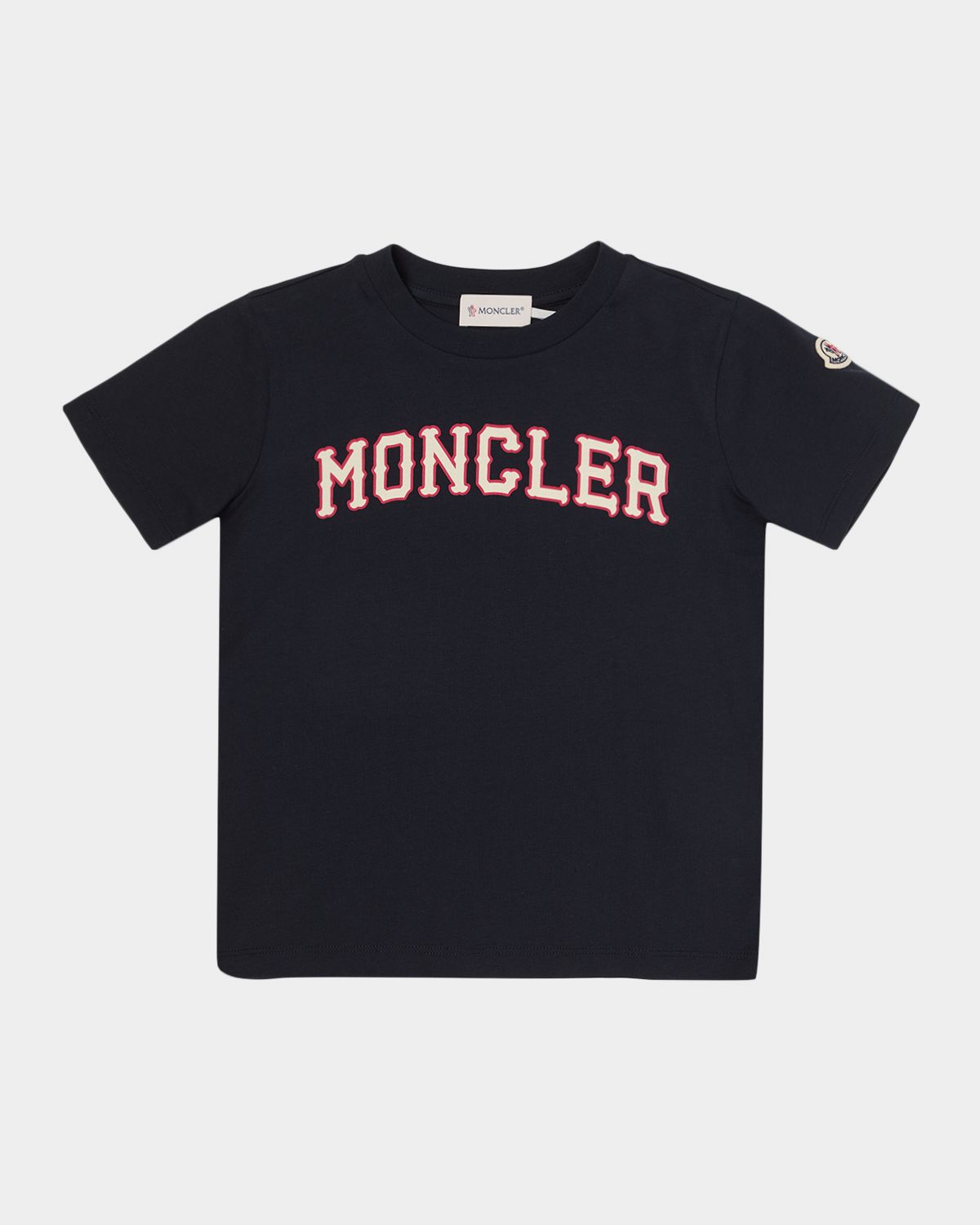 Moncler Boy 's Logo-Print Cotton T-Shirt, Size 12-14
