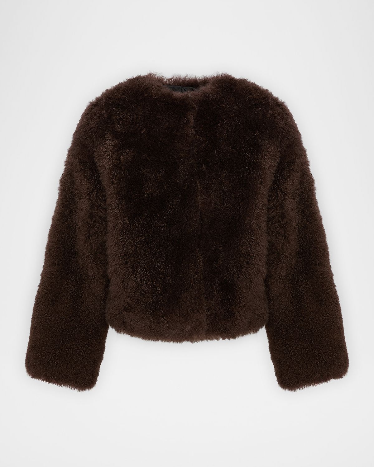 Yves Salomon Long-Haired Shearling Jacket