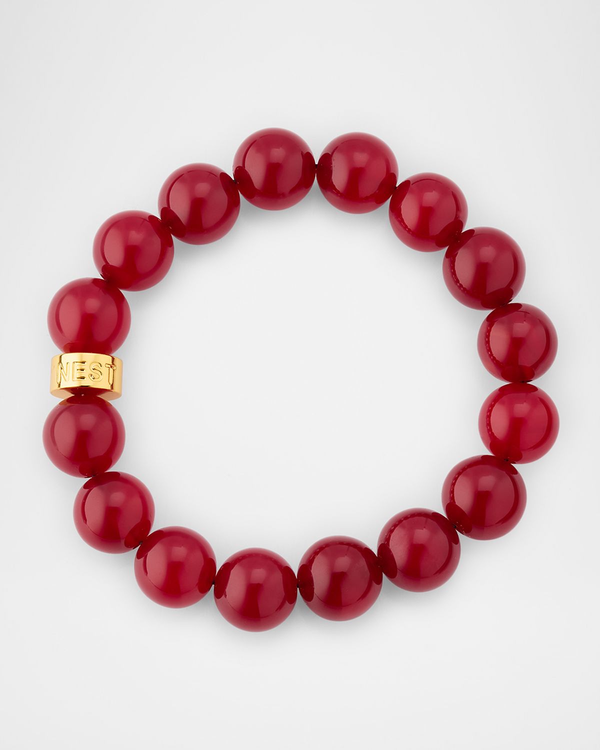 NEST Jewelry Ruby Quartz Stretch Bracelet