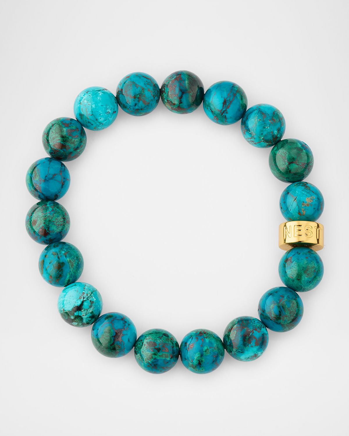 NEST Jewelry Chrysocolla Stretch Bracelet