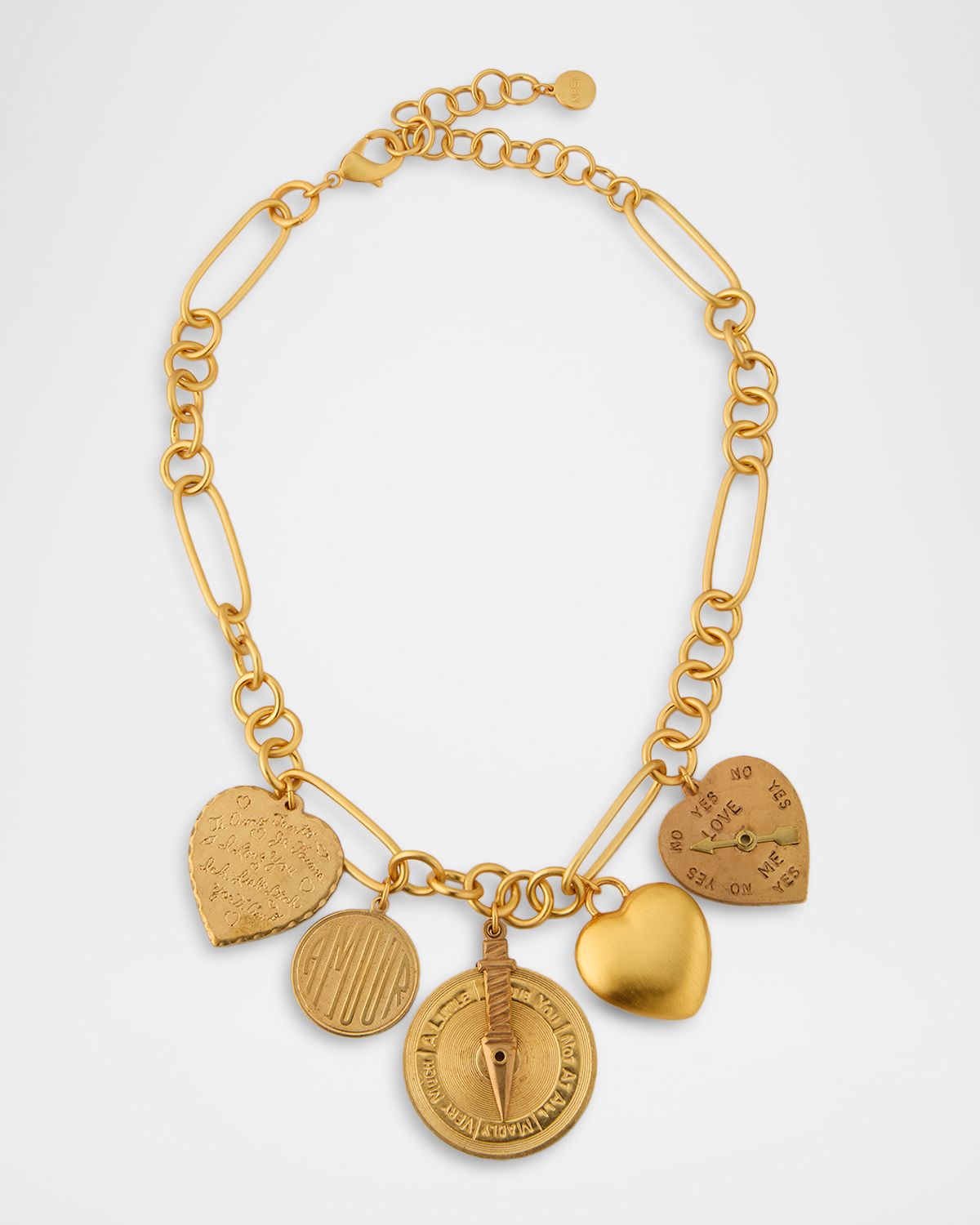 NEST Jewelry Love Dial Charm Necklace