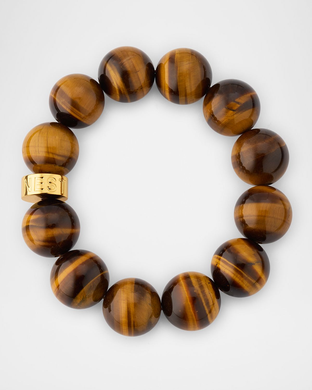 NEST Jewelry Tiger 's Eye Statement Stretch Bracelet