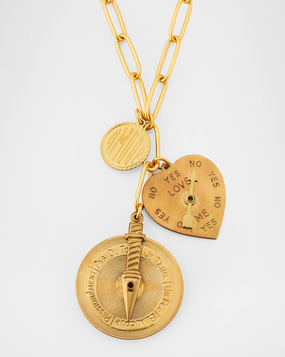 NEST Jewelry Love Dial Long Charm Necklace