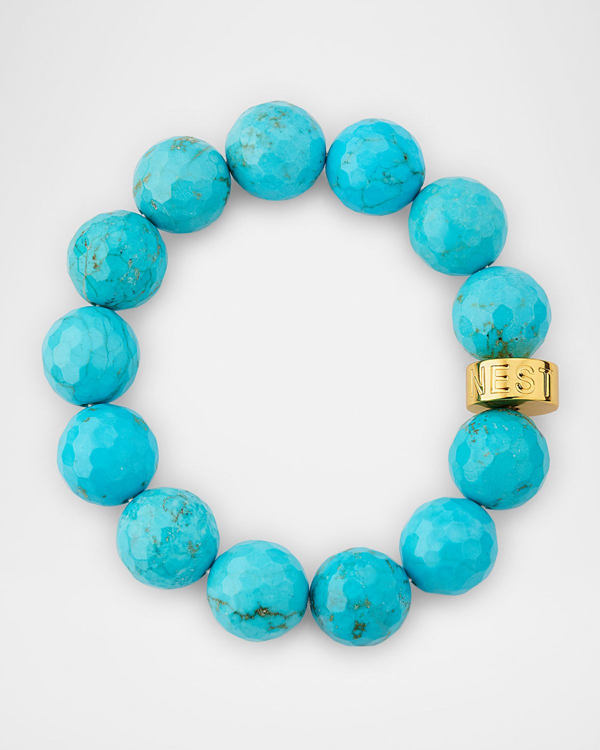 NEST Jewelry Turquoise Statement Stretch Bracelet