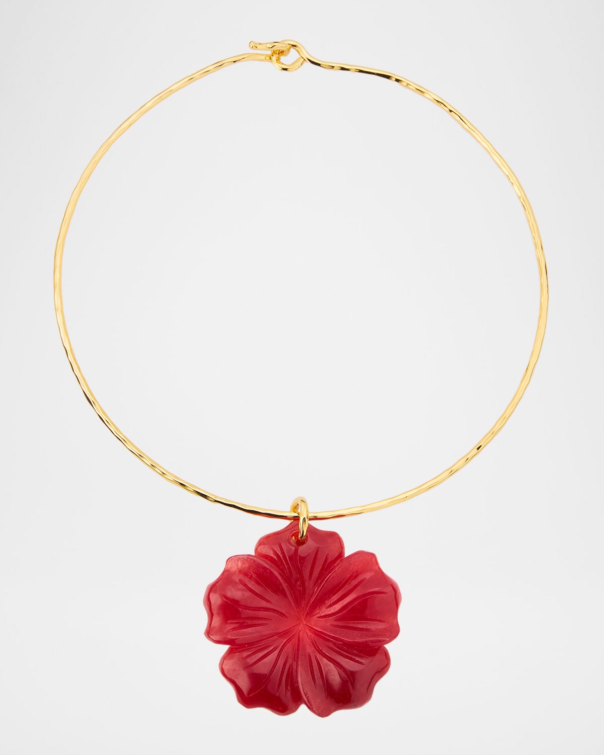 NEST Jewelry Ruby Quartz Flower Collar