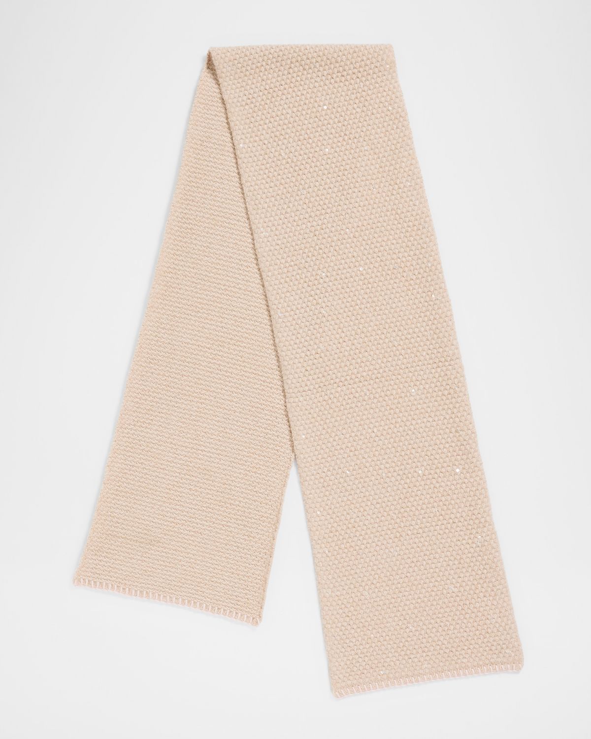 Carolyn Rowan Sequined Cashmere Tweed Scarf