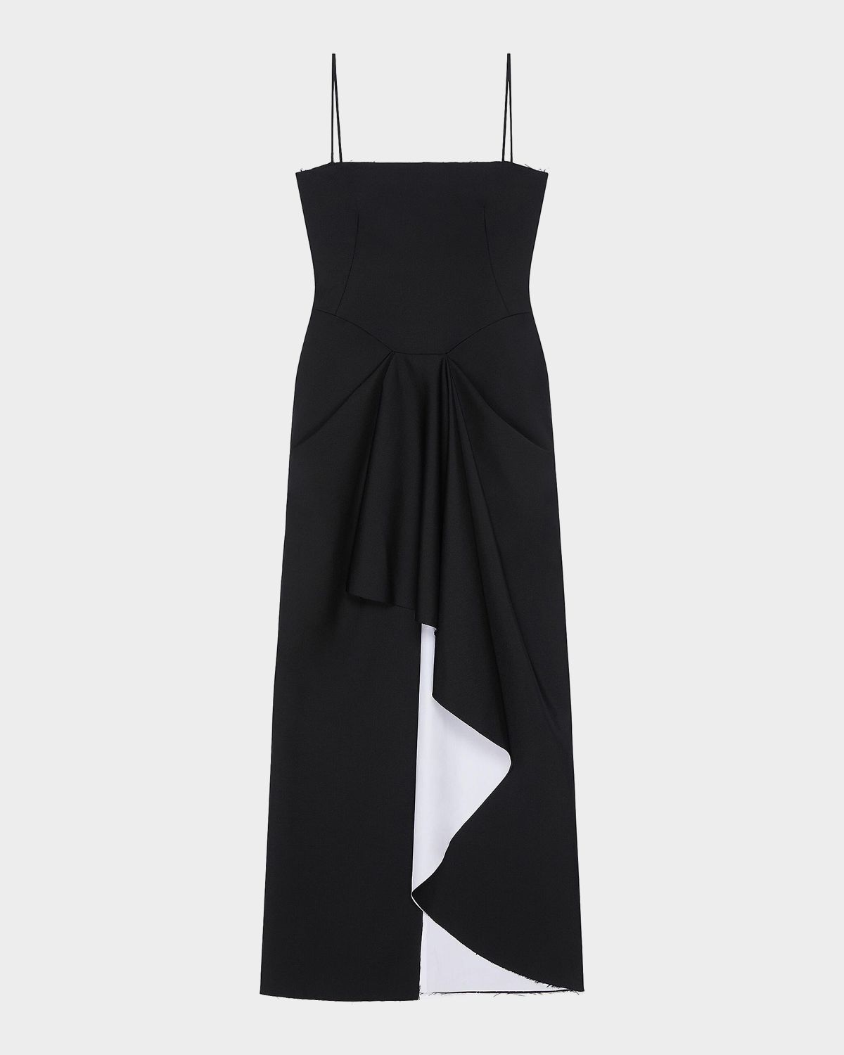 Givenchy Sliced Wrapped Maxi Dress
