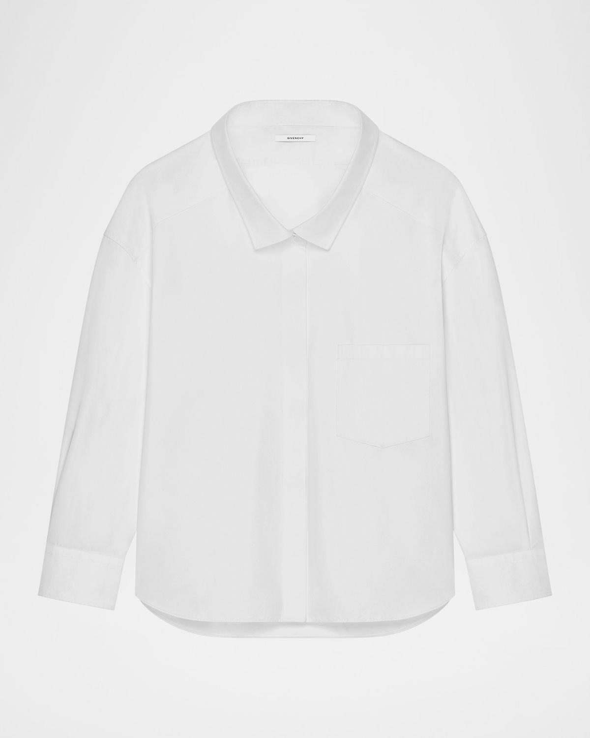 Givenchy Wide-Collar Cotton Poplin Oversized Shirt | Thumbnail 4 Givenchy Wide-Collar Cotton Poplin Oversized Shirt | Thumbnail 4