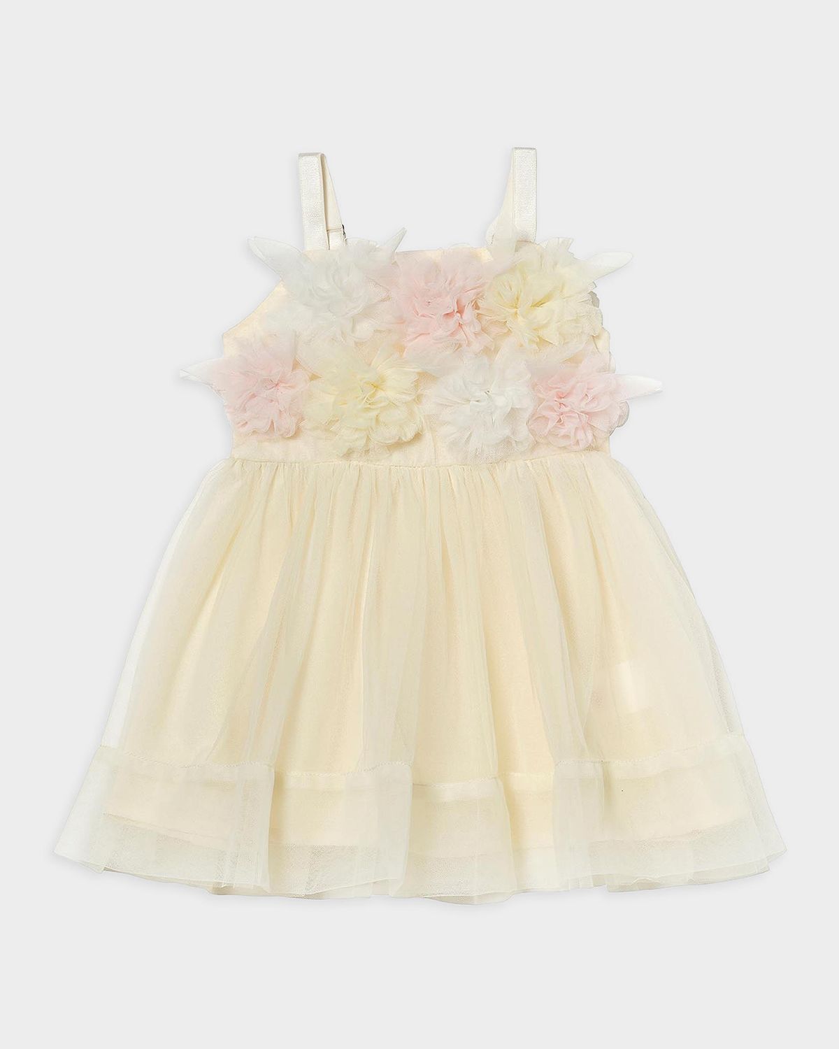 Tutu Du Monde Girl 's Bebe Tide Blossom Tulle Dress, Size 0M-24M