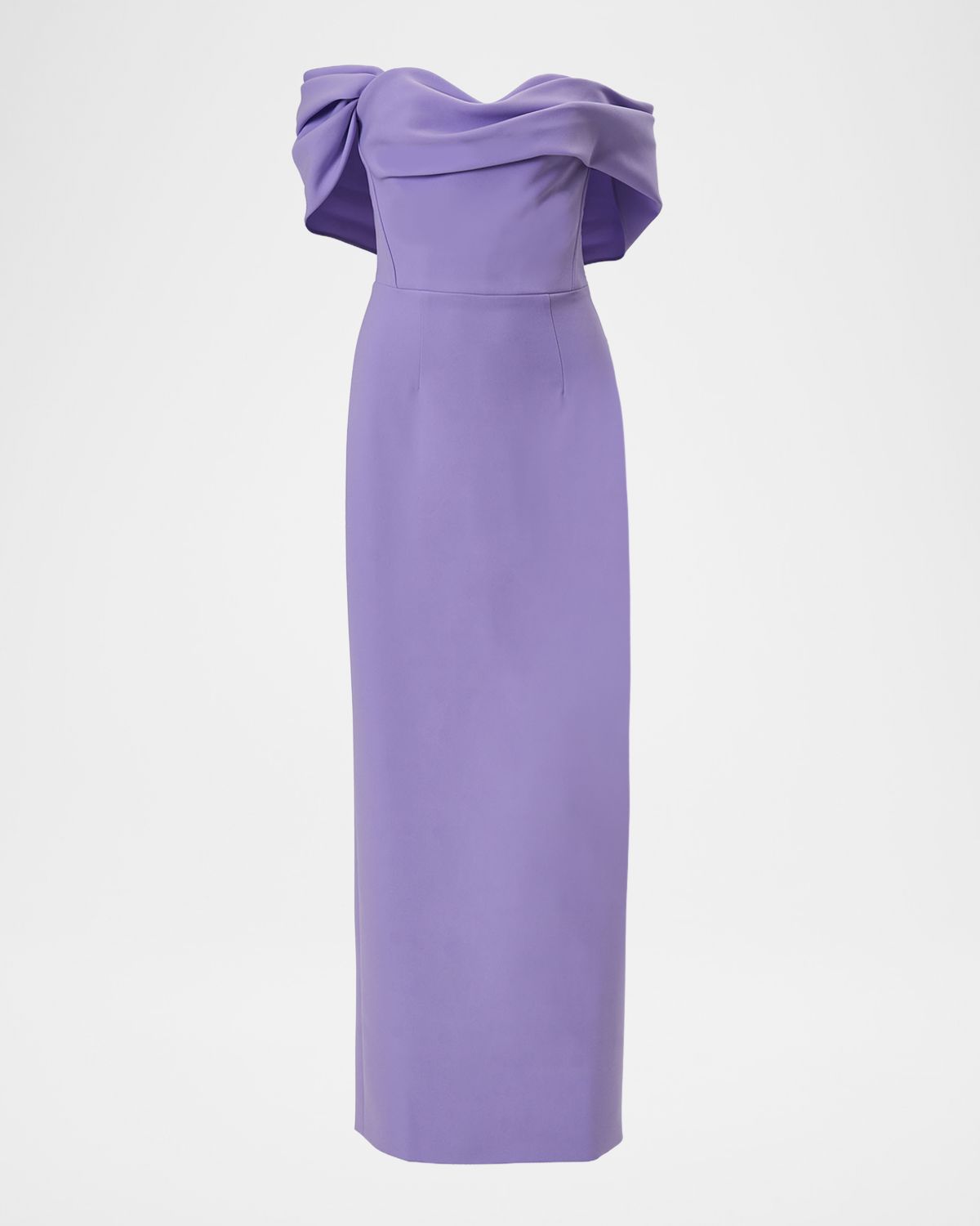 Carolina Herrera Sofia Off-The-Shoulder Column Gown