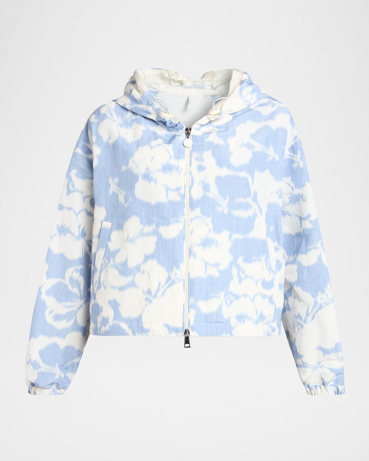 Moncler Noisetier Floral Hooded Jacket | Thumbnail 6 Moncler Noisetier Floral Hooded Jacket | Thumbnail 6