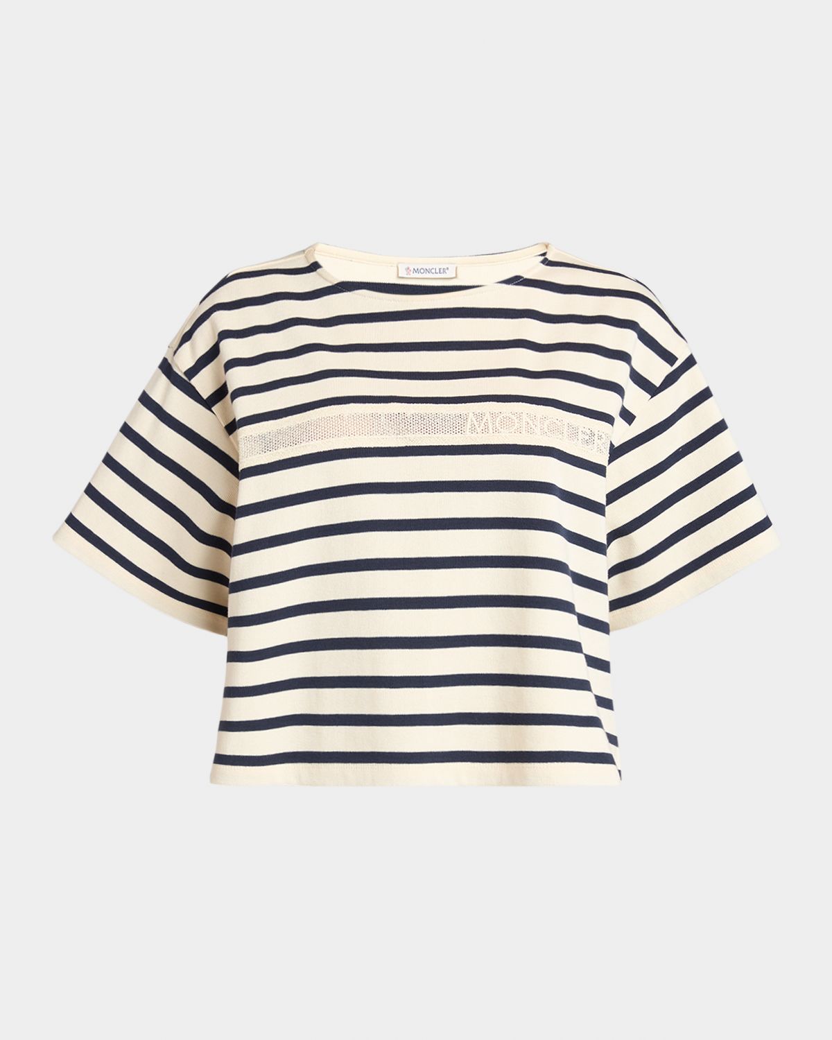 Moncler Stripe Short-Sleeve T-Shirt