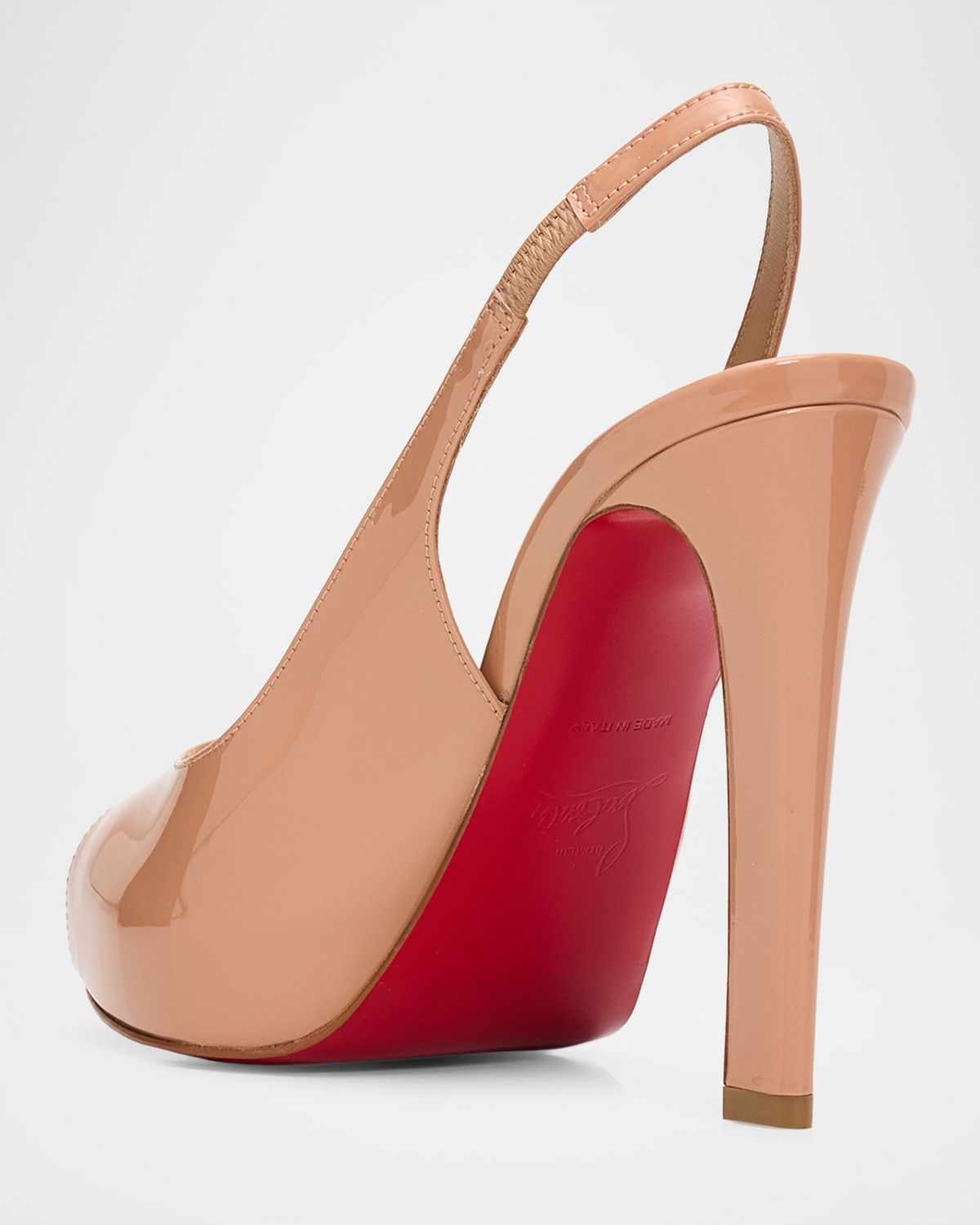 Christian Louboutin 120mm Lady Fanny Patent Leather Peep-Toe Pumps | Thumbnail 4 Christian Louboutin 120mm Lady Fanny Patent Leather Peep-Toe Pumps | Thumbnail 4