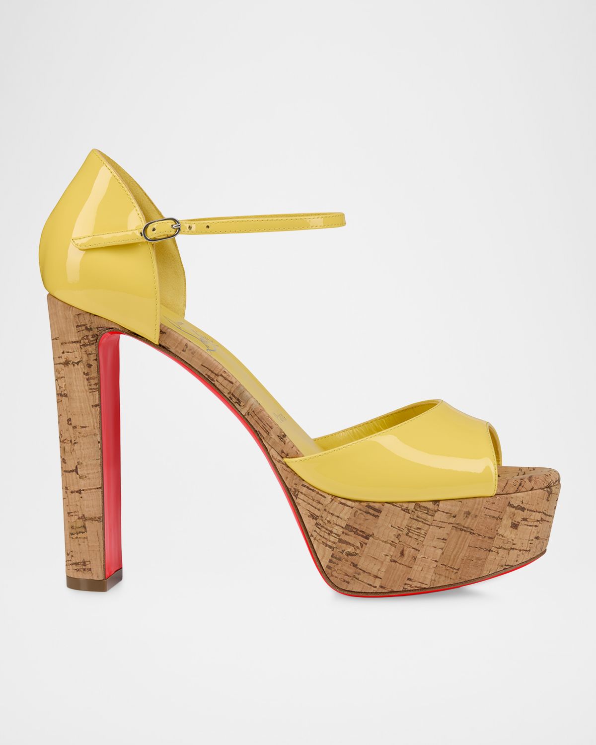 Christian Louboutin 130mm Sandaloo Patent Leather Platform Sandals | Thumbnail 5