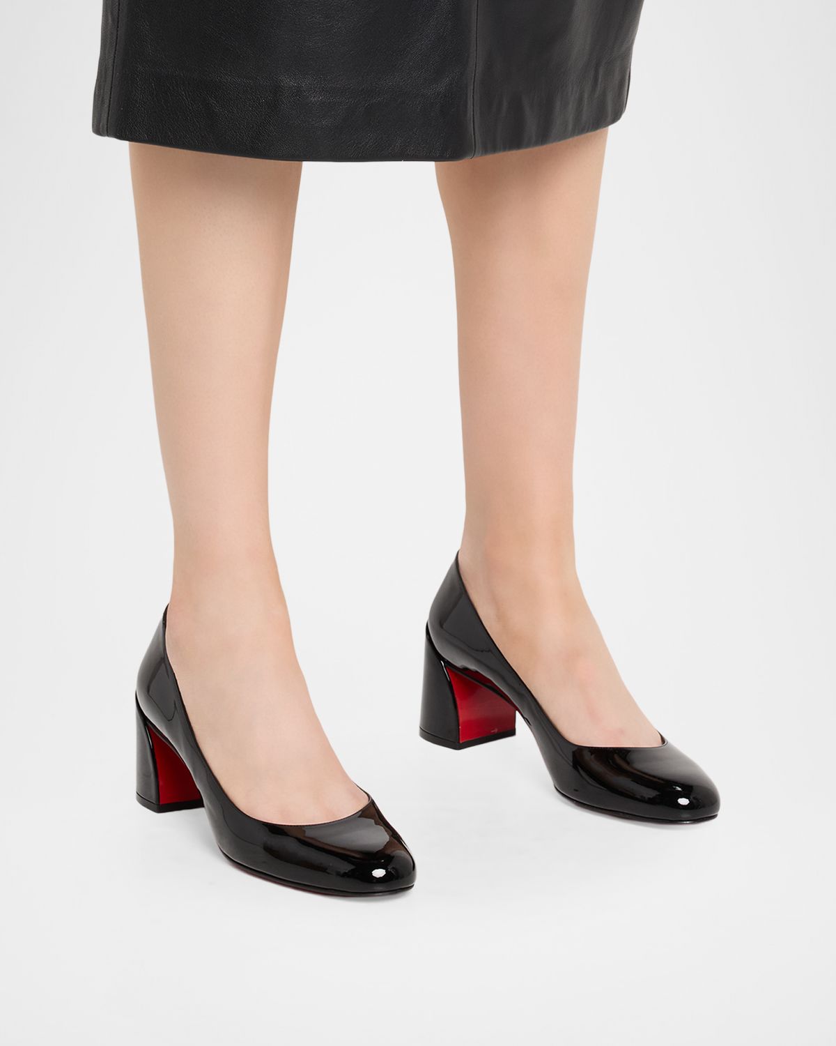 Christian Louboutin 55mm Miss Jane Patent Leather Pumps