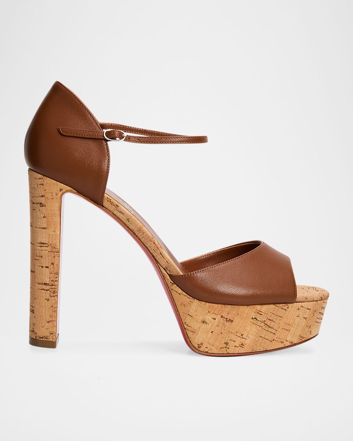 Christian Louboutin 130mm Sandaloo Leather Platform Sandals | Thumbnail 7