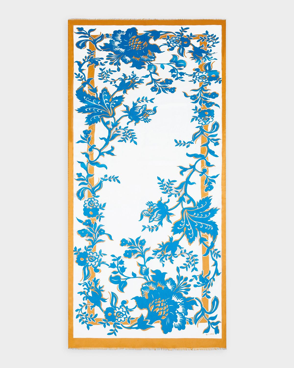 Etro Paisley Cotton & Silk Scarf