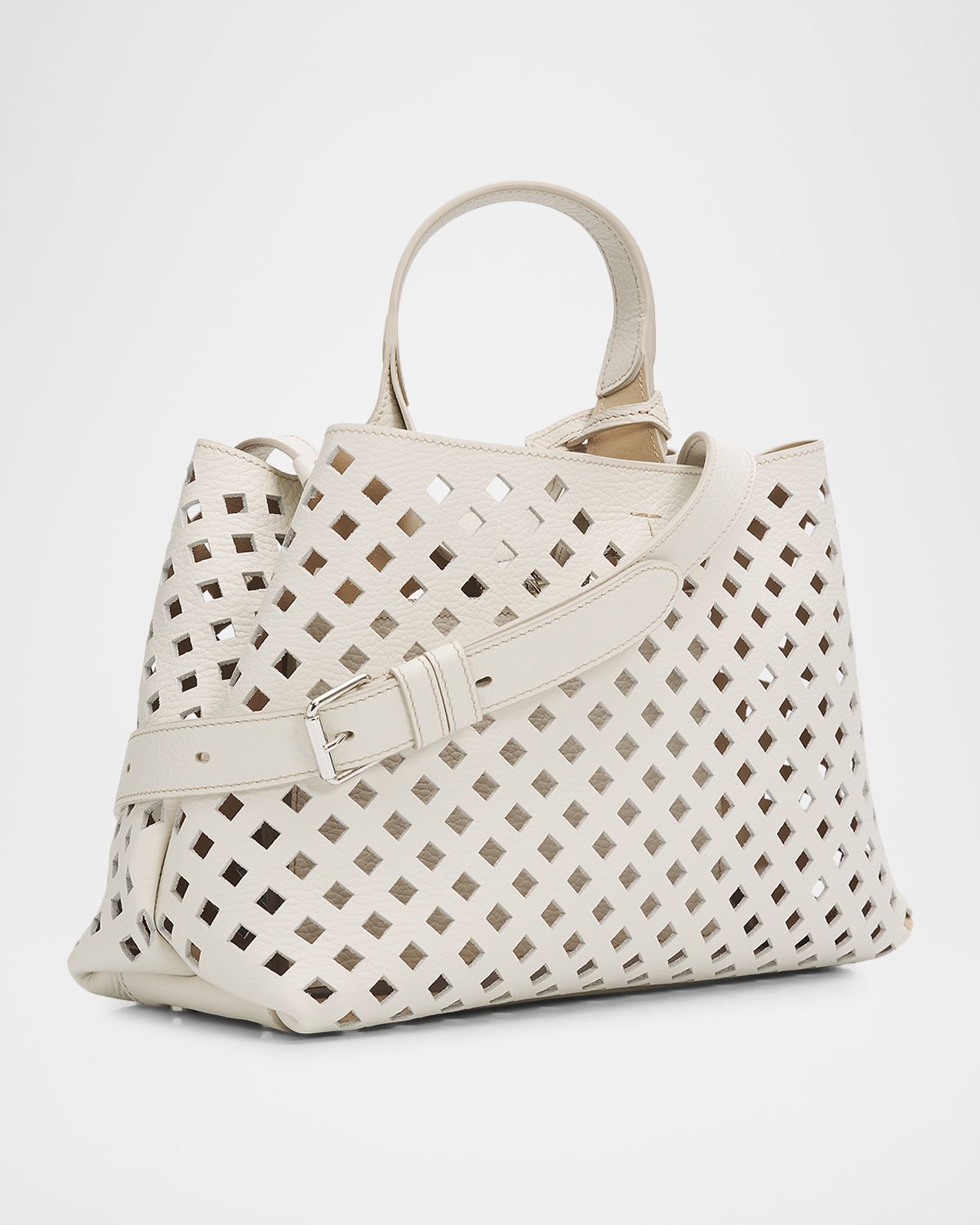 Tod 's Cutout Leather Top-Handle Bag