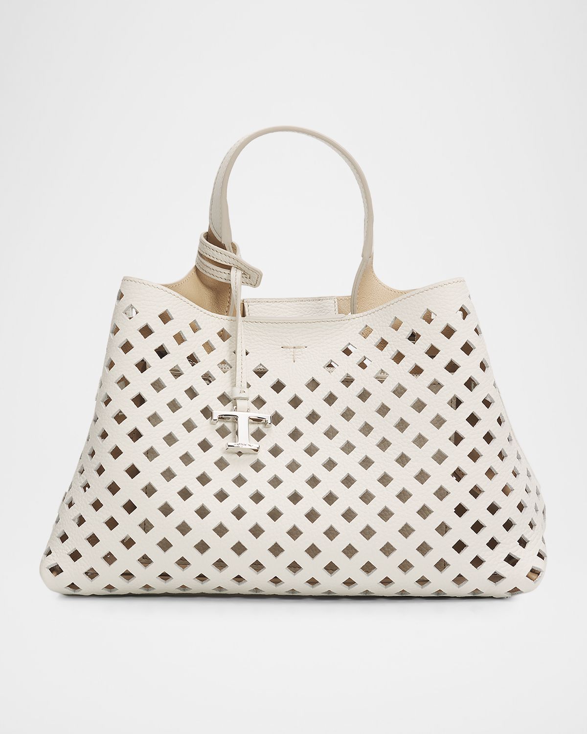 Tod 's Cutout Leather Top-Handle Bag