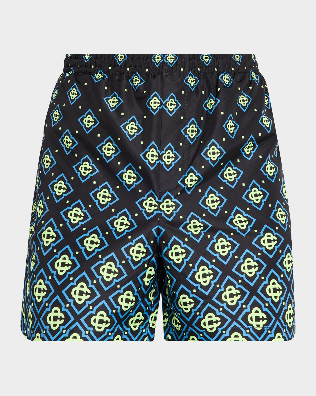 CASABLANCA Men 's Monogram Jacquard Overshirt with Embroidery