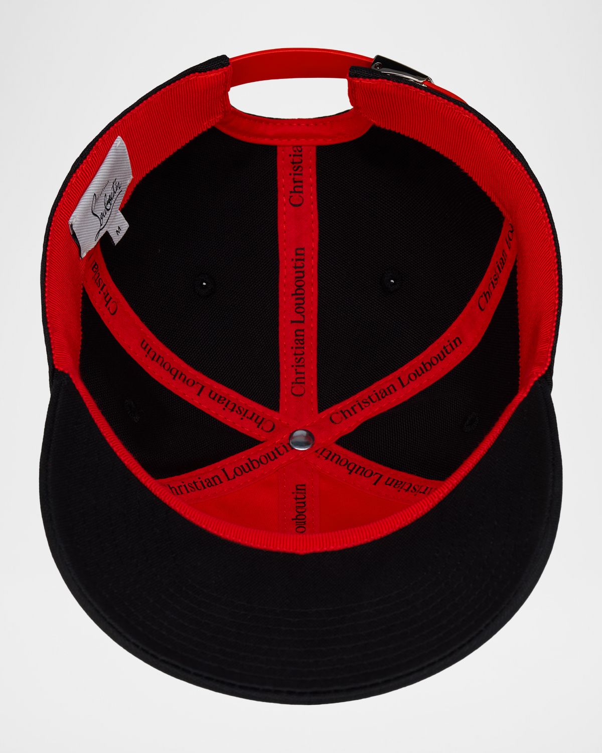 Christian Louboutin Men 's Neo CL Canvas Baseball Cap | Thumbnail 3