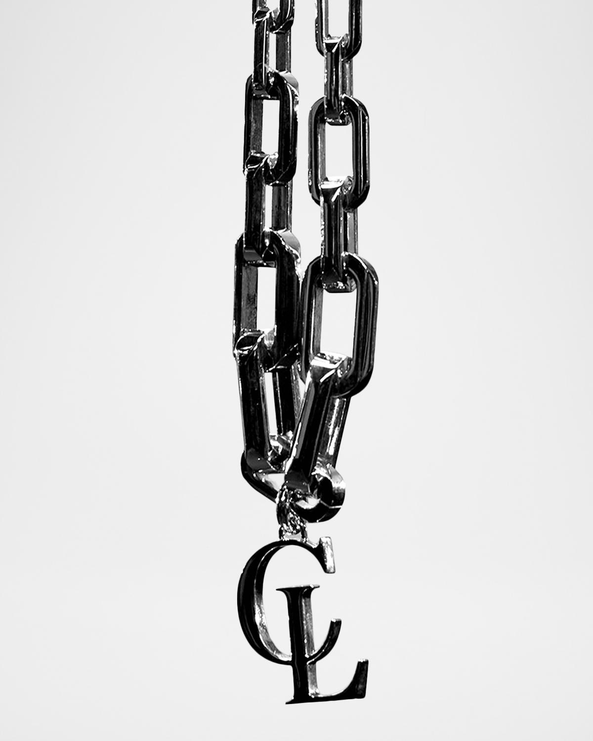 Christian Louboutin Men's Cl Pendant Chain Necklace | Thumbnail 3