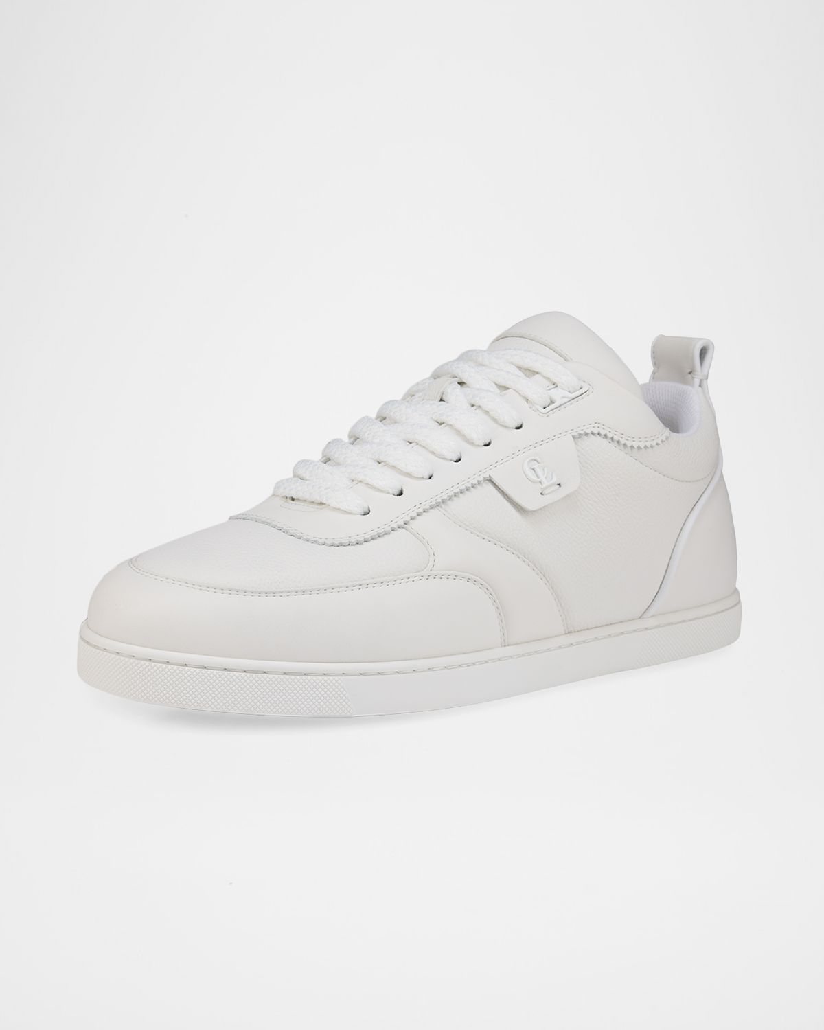 Christian Louboutin Men 's Sk Vi Flat Calf Leather Low-Top Sneakers | Thumbnail 3 Christian Louboutin Men 's Sk Vi Flat Calf Leather Low-Top Sneakers | Thumbnail 3