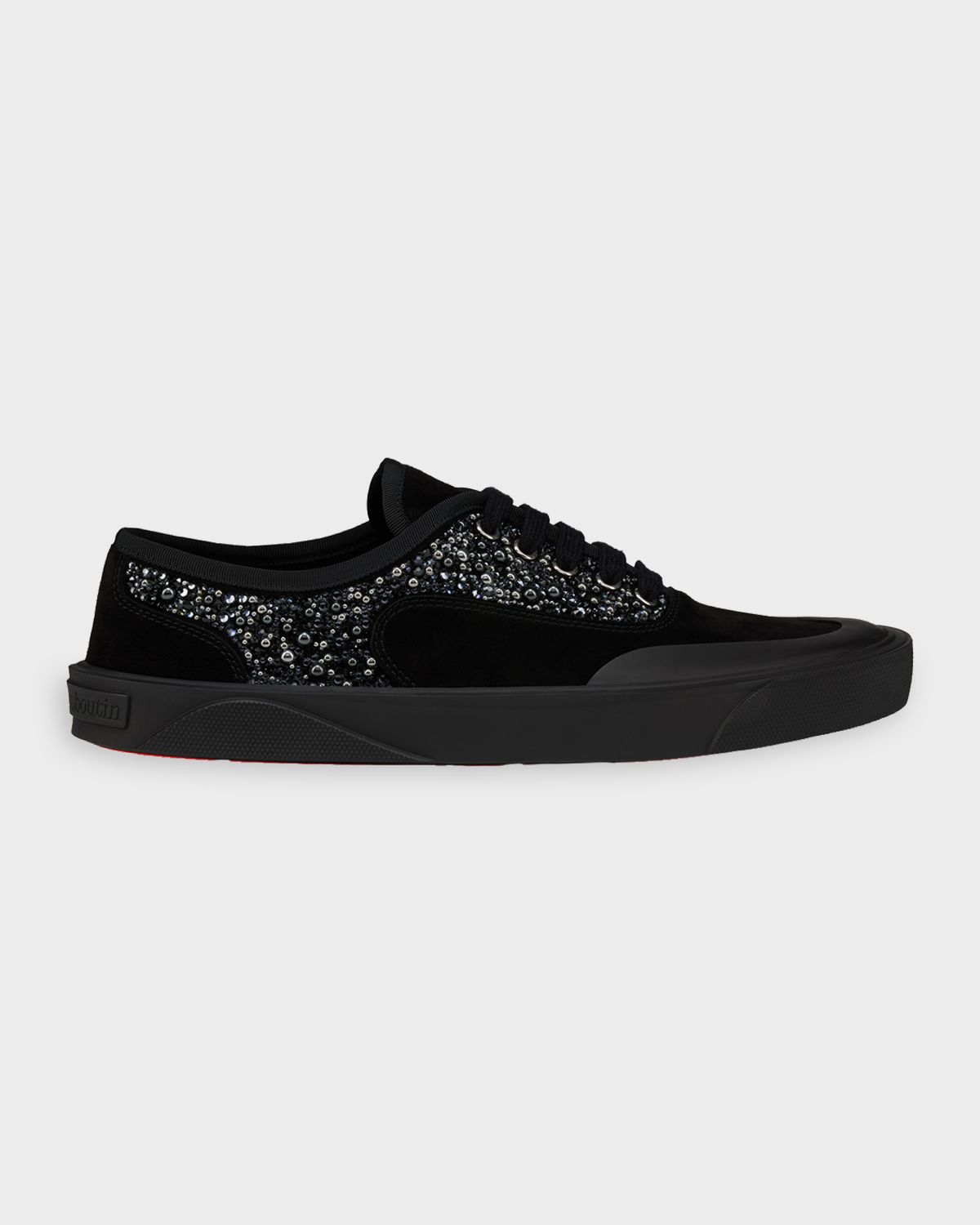 Christian Louboutin Men 's Tactical Skate Red Sole Low-Top Sneakers | Thumbnail 5