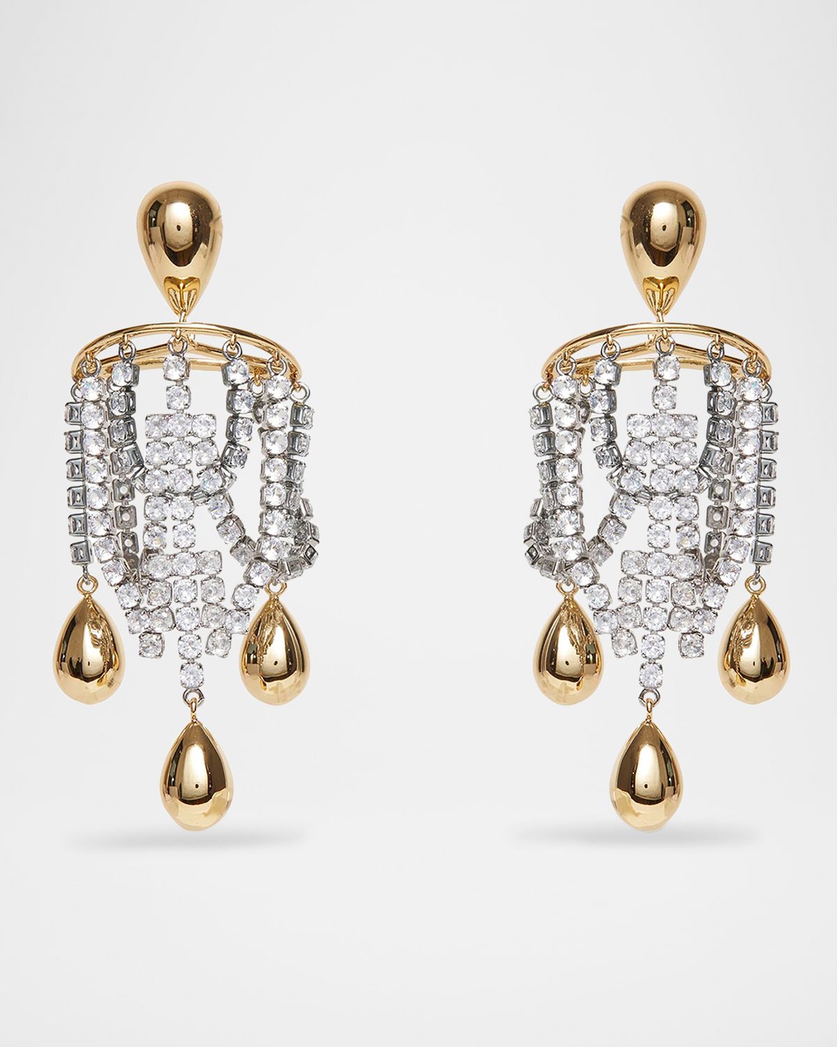 Lele Sadoughi Crystal Opulent Chandelier Earrings