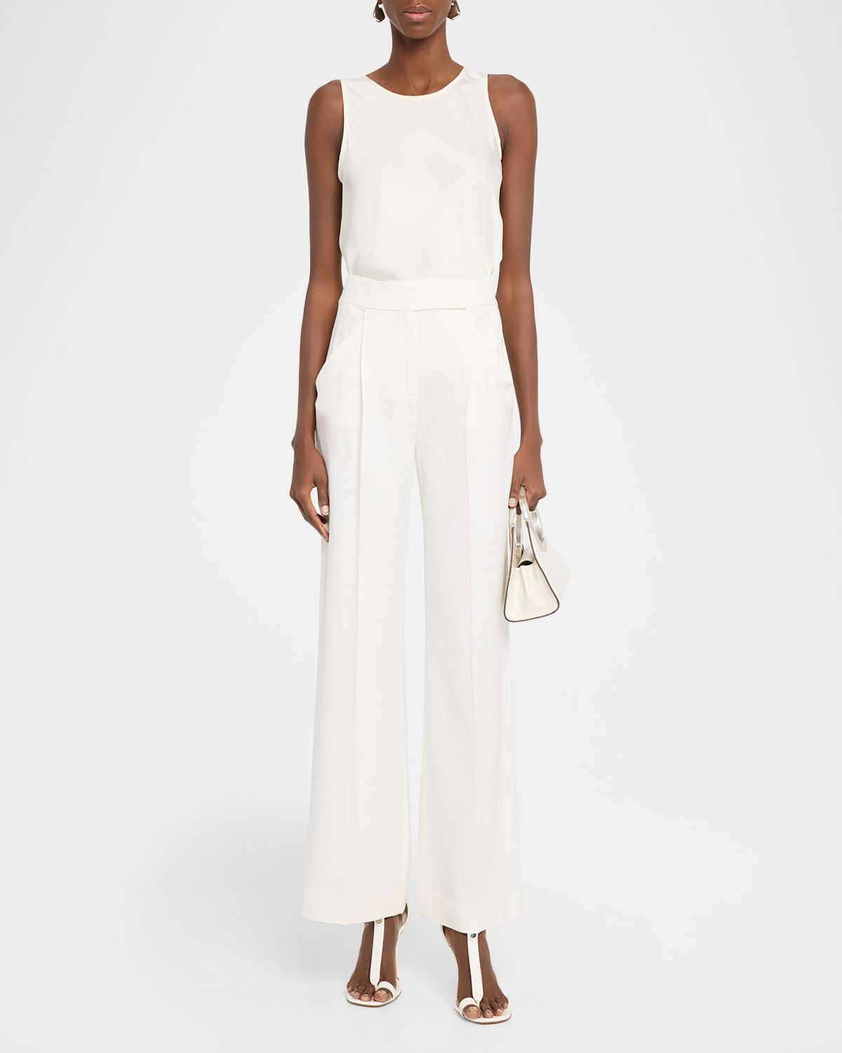 Veronica Beard Marbeau Wide-Leg Pants