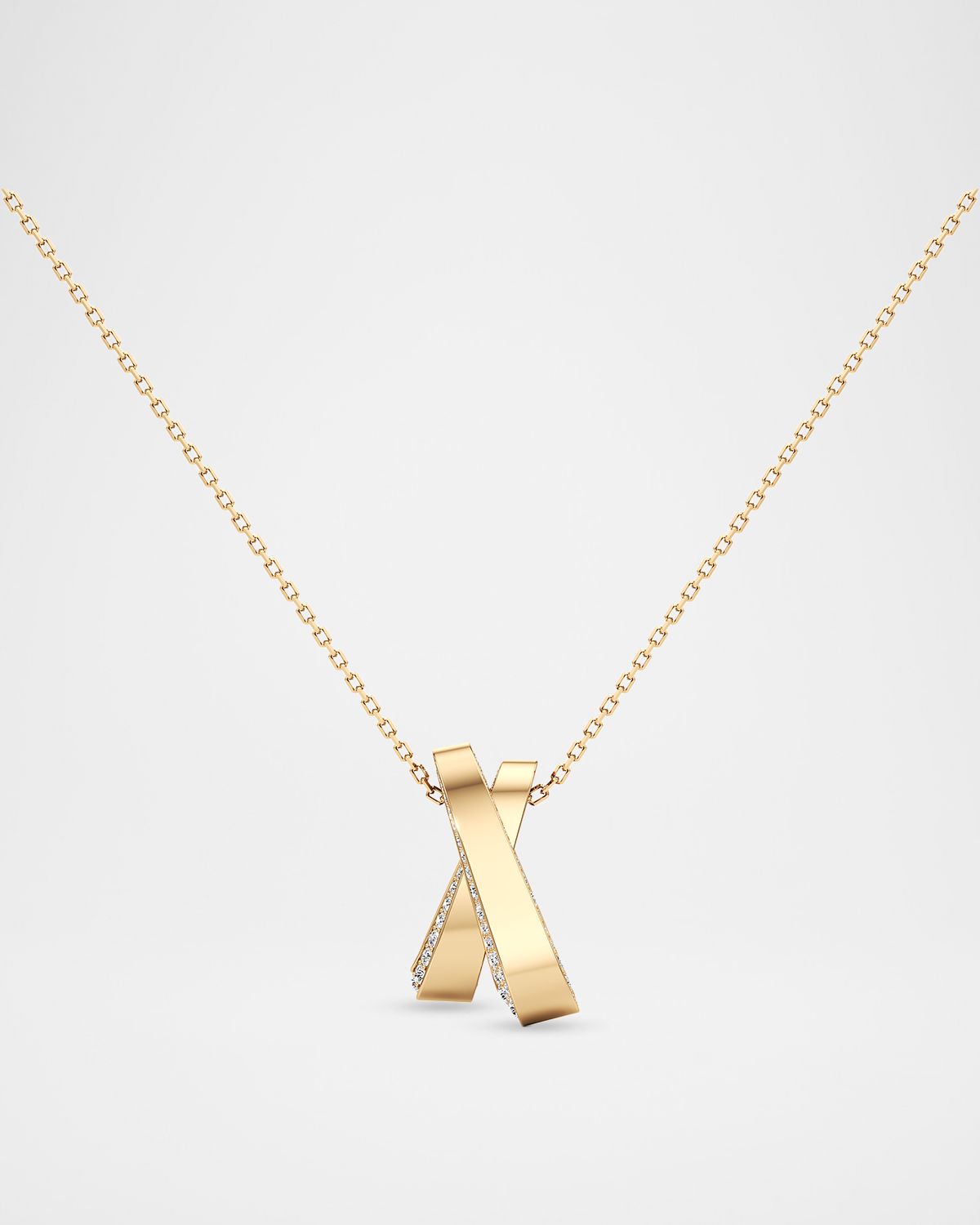 Unsaid Infinite Lab-Grown Diamond Demi Pendant Necklace