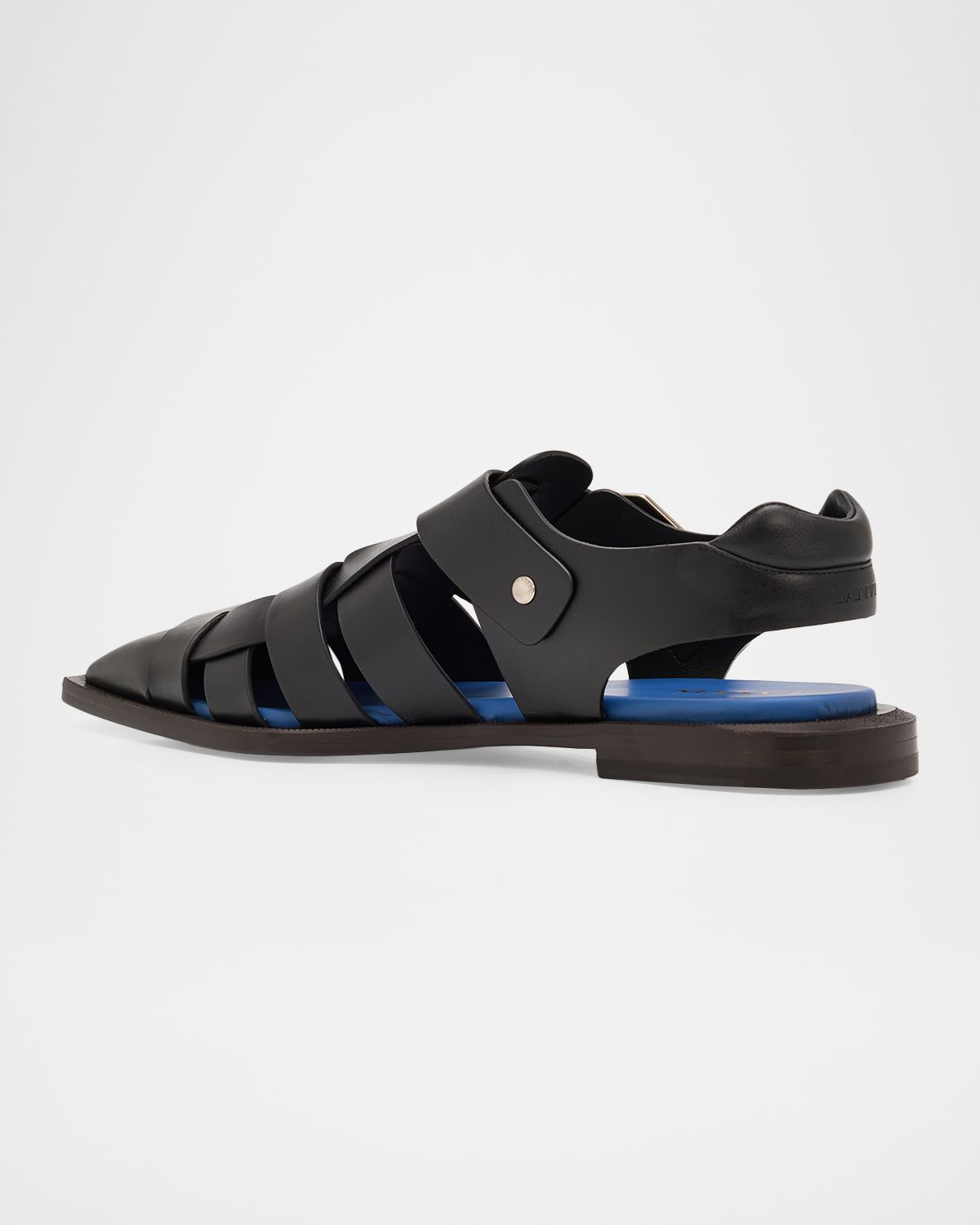 Lanvin Men 's Leather Pointed-Toe Gladiator Sandals