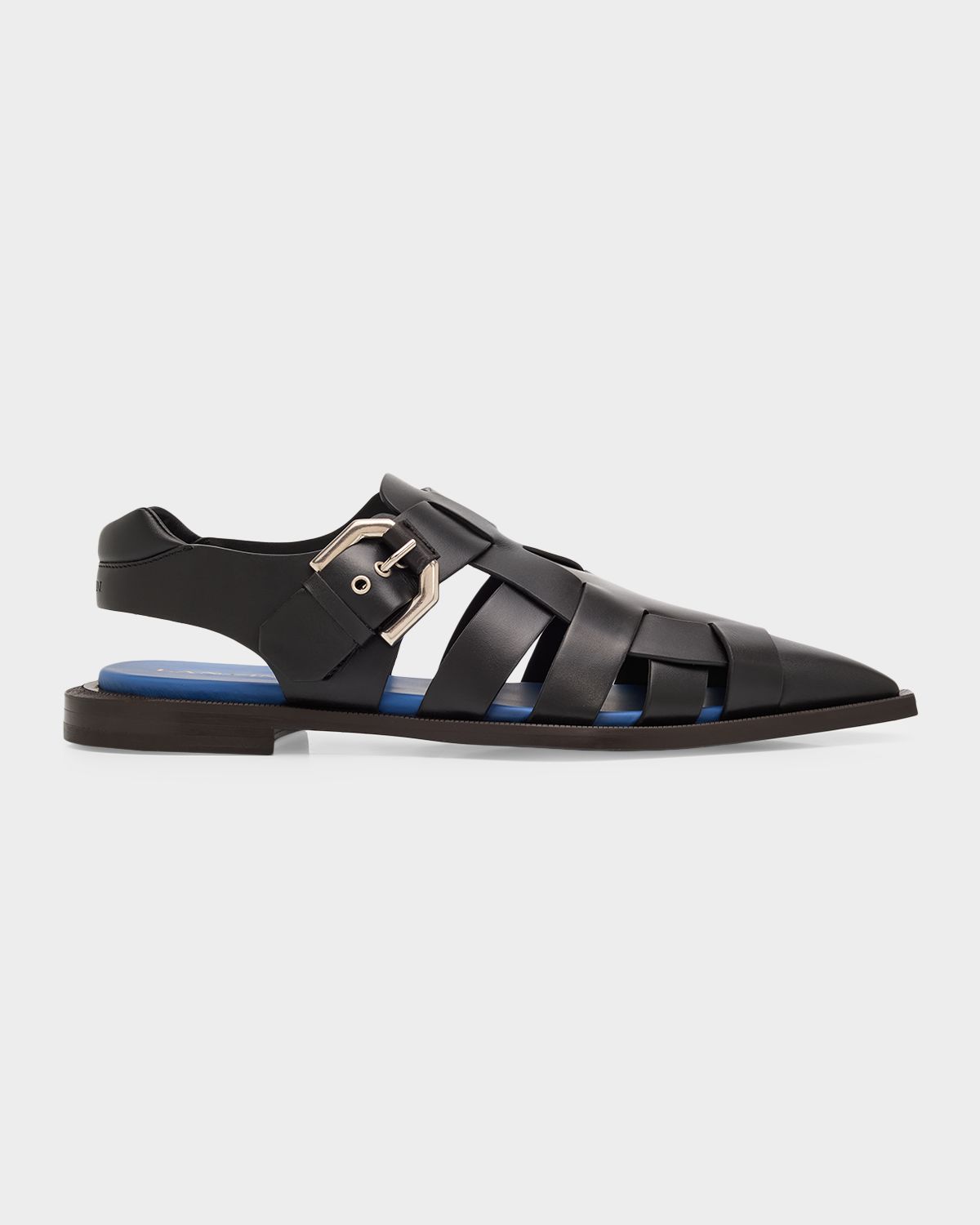 Lanvin Men 's Leather Pointed-Toe Gladiator Sandals