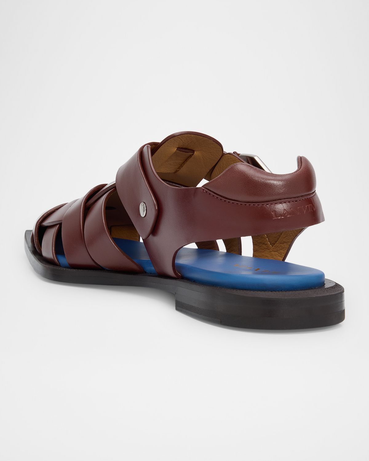 Lanvin Men 's Leather Pointed-Toe Gladiator Sandals | Thumbnail 4 Lanvin Men 's Leather Pointed-Toe Gladiator Sandals | Thumbnail 4