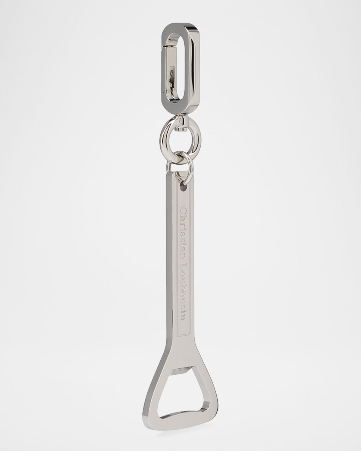 Christian Louboutin Men 's Cl Logo-Engraved Brass Bottle Opener Keyring | Thumbnail 4 Christian Louboutin Men 's Cl Logo-Engraved Brass Bottle Opener Keyring | Thumbnail 4