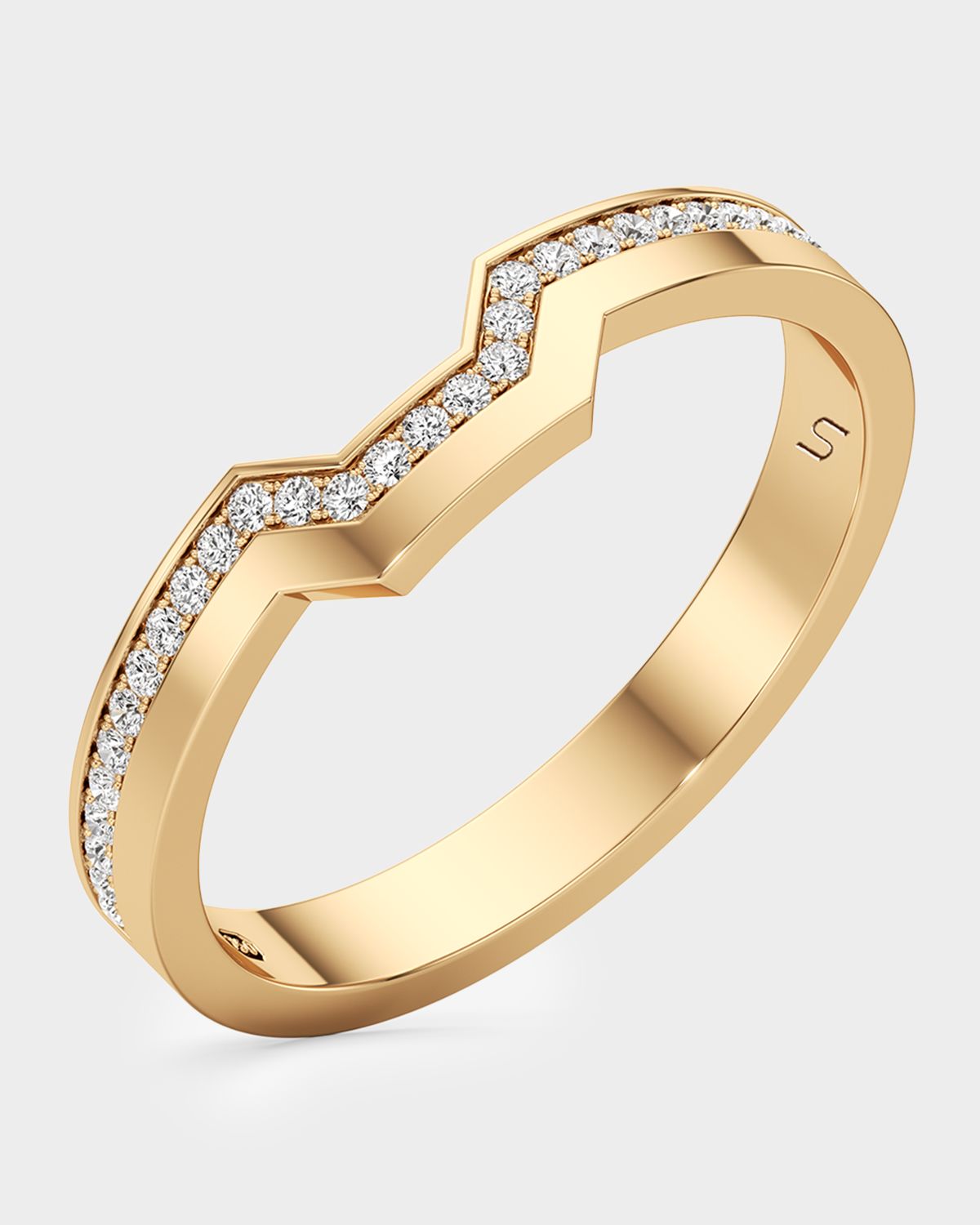 Unsaid Meta Lab-Grown Diamond Stackable Pave Ring