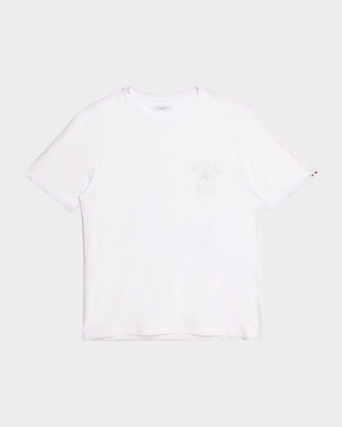 Stefano Ricci Men 's Tonal Logo Crewneck T-Shirt
