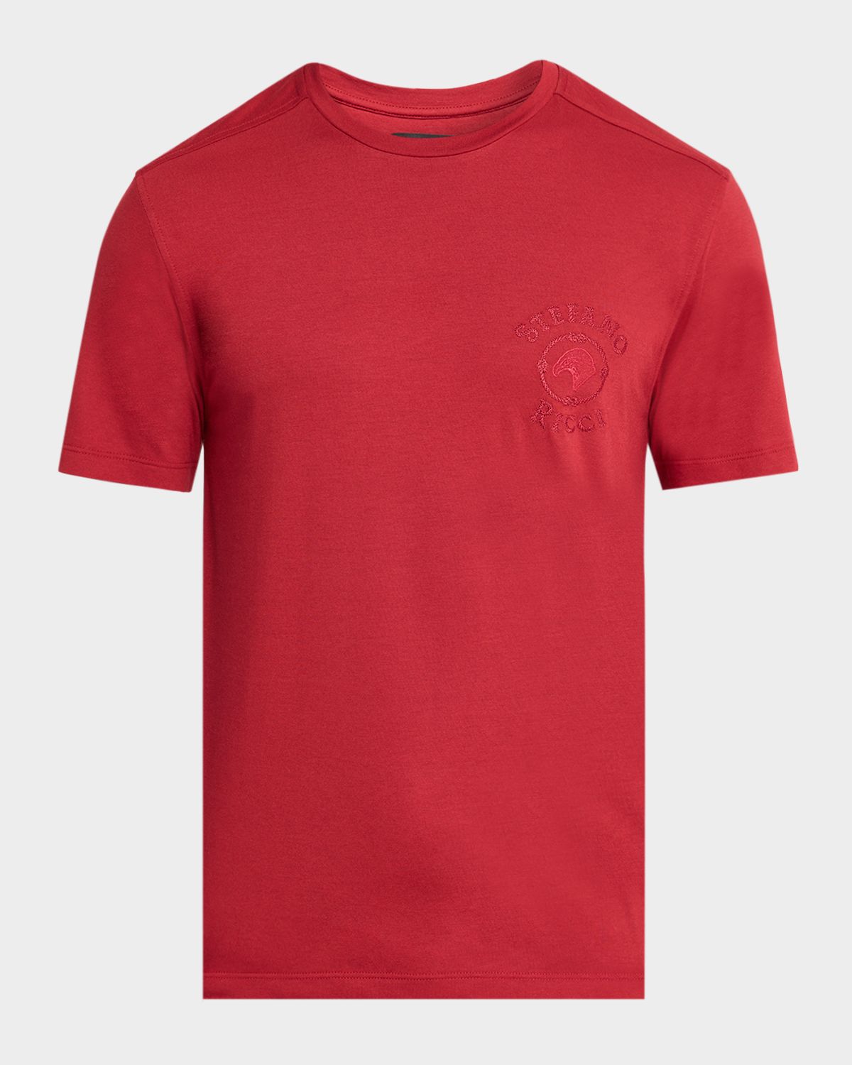 Stefano Ricci Men 's Tonal Logo Crewneck T-Shirt | Thumbnail 6 Stefano Ricci Men 's Tonal Logo Crewneck T-Shirt | Thumbnail 6