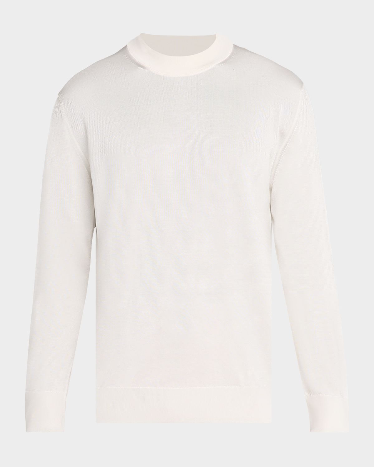 Stefano Ricci Men 's Silk Knit Mock-Neck Sweater | Thumbnail 6 Stefano Ricci Men 's Silk Knit Mock-Neck Sweater | Thumbnail 6