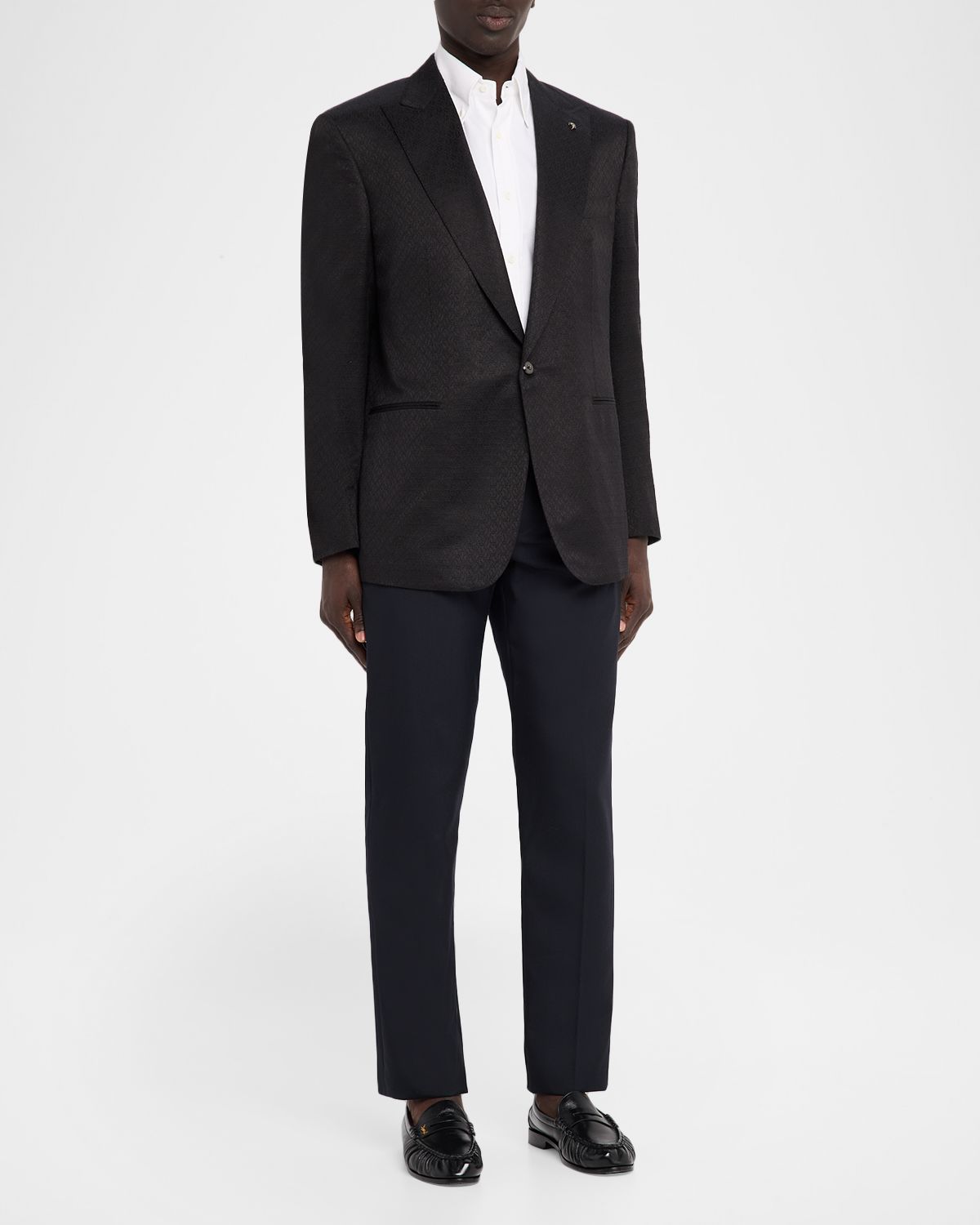 Stefano Ricci Men 's Geometric Silk Jacquard Single-Breasted Sport Coat