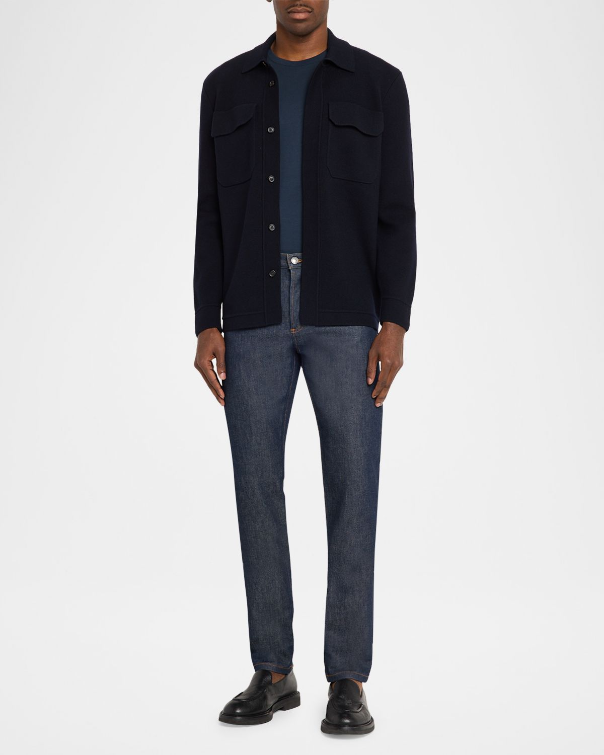 dunhill Men 's Athluxury Cotton and Cashmere Shirt Jacket