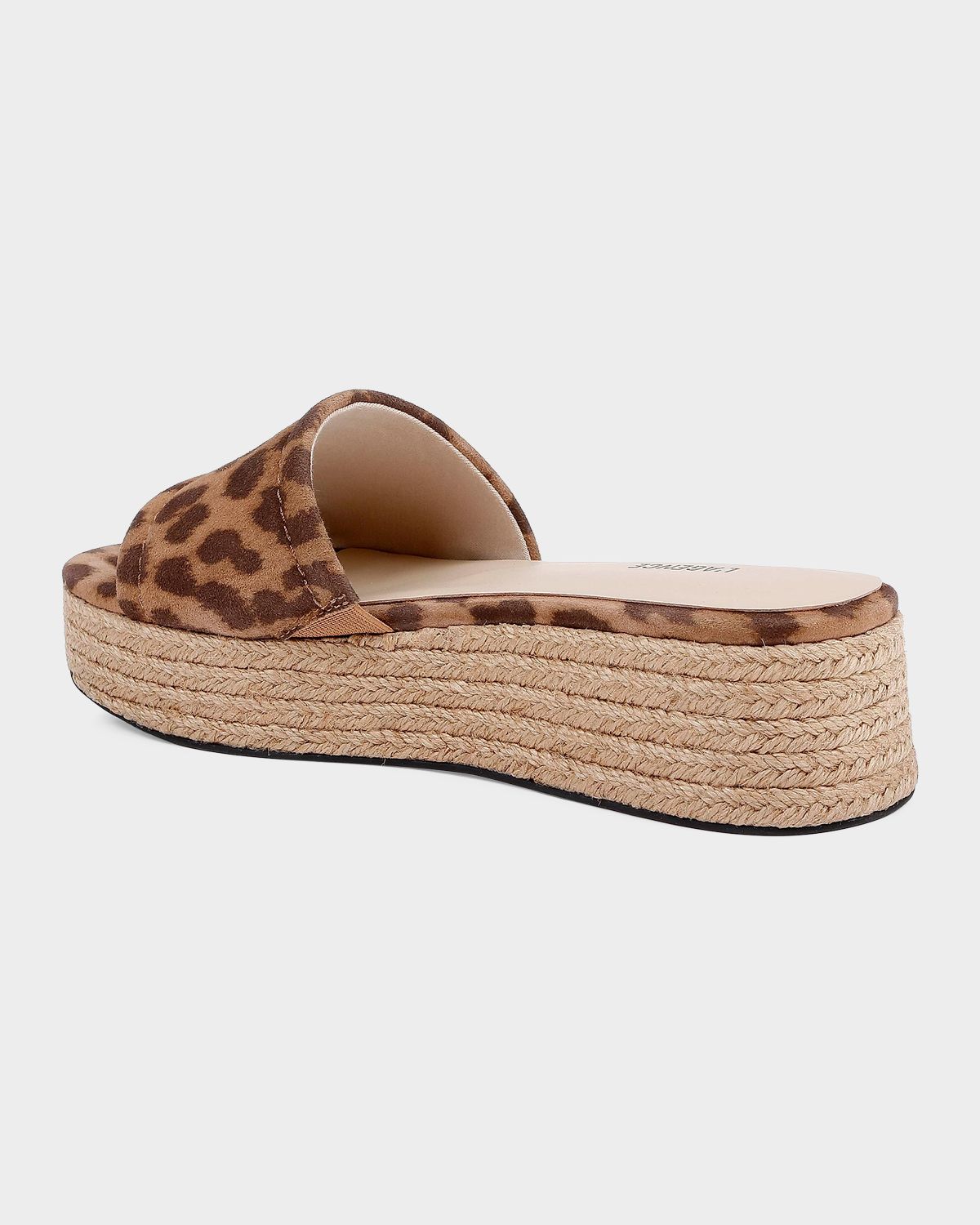 L 'Agence Ramani Leopard-Print Suede Espadrille Sandals