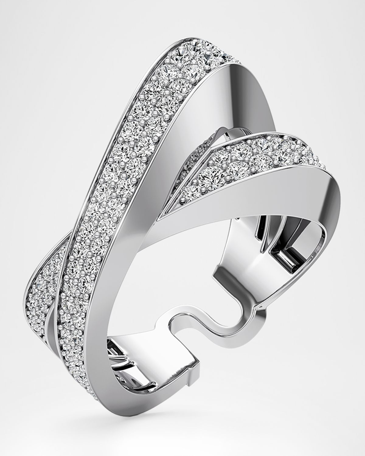Unsaid Infinite Lab-Grown Diamond Pave UN Ring