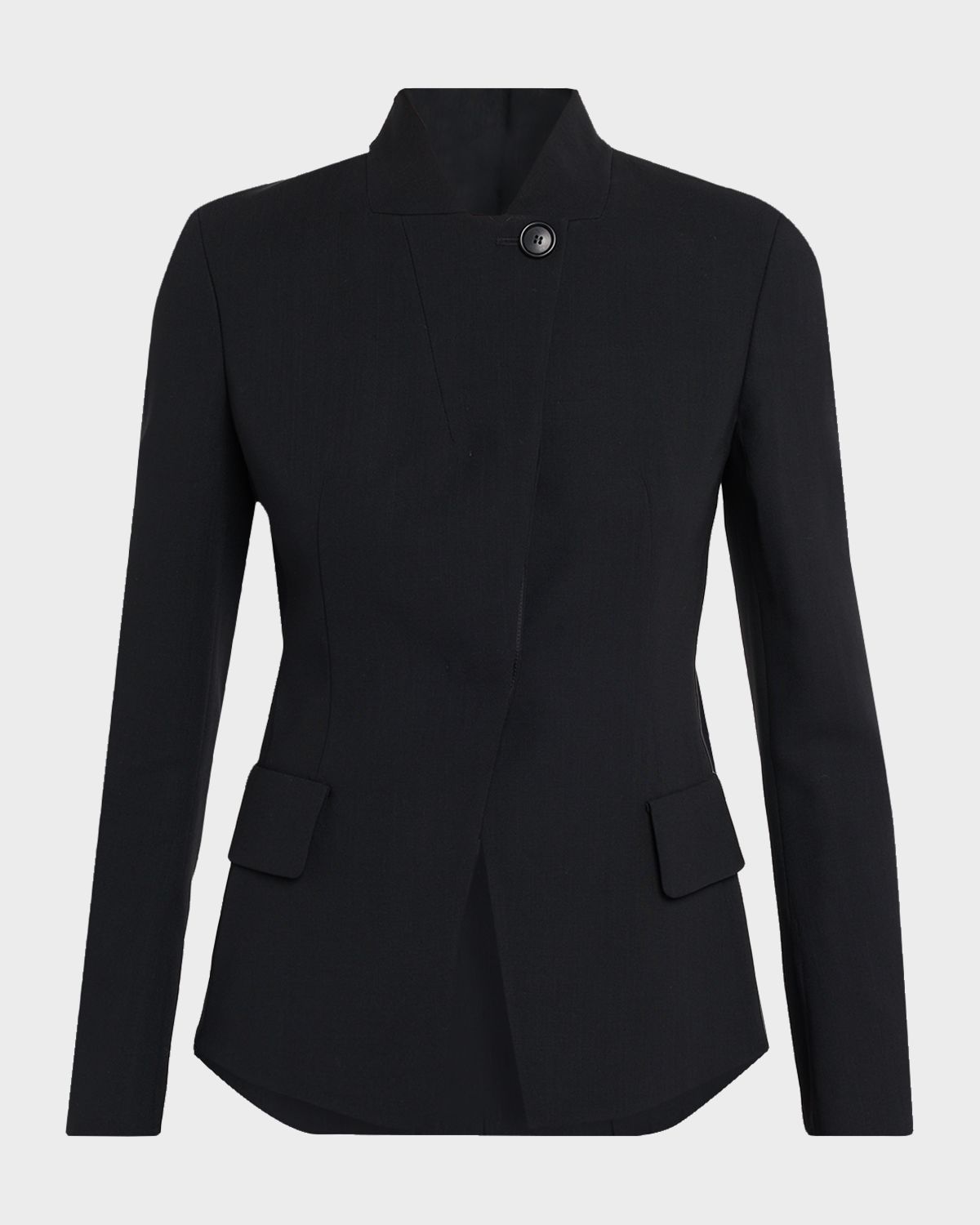 Akris Kay Wool Double-Face Short Jacket | Thumbnail 6