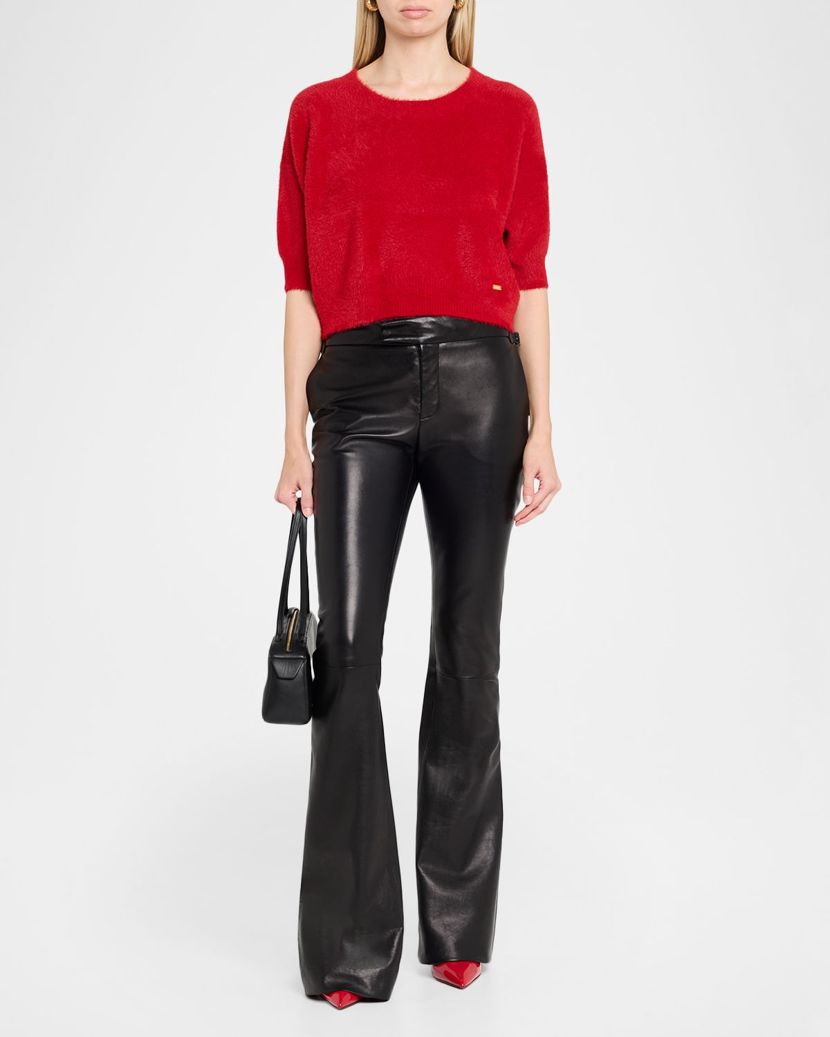 L 'Agence Guinevere Cropped Pullover
