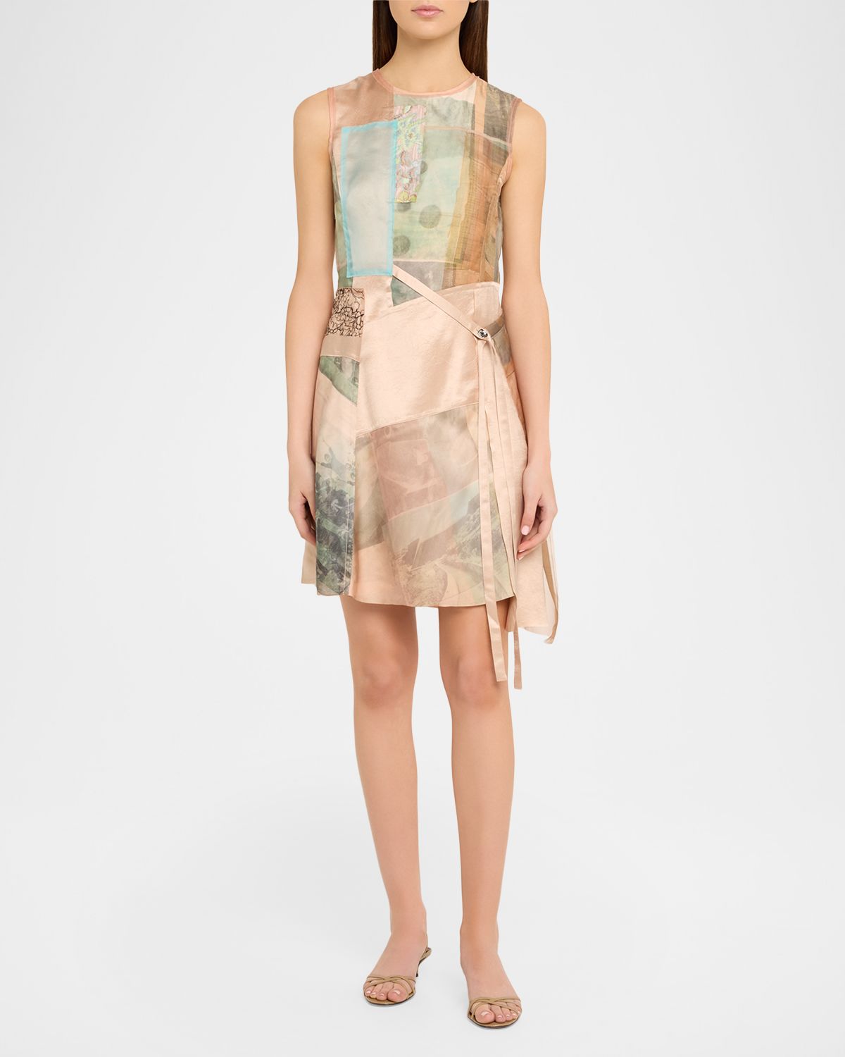 Jason Wu Collection x Robert Rauschenberg Patchwork Mini Dress