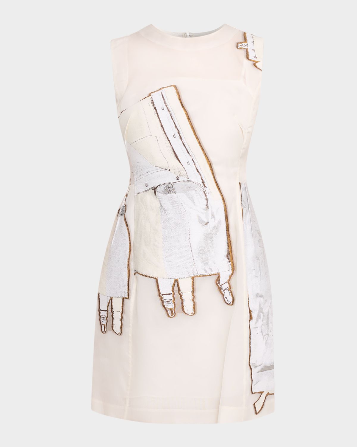 Jason Wu Collection x Robert Rauschenberg Fit-&-Flare Mini Dress
