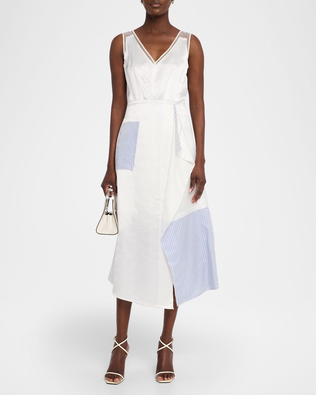 Jason Wu Collection x Robert Rauschenberg Patchwork Midi Dress