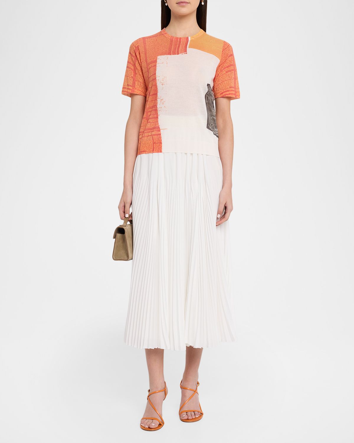 Jason Wu Collection x Robert Rauschenberg Cat Paws-Print T-Shirt