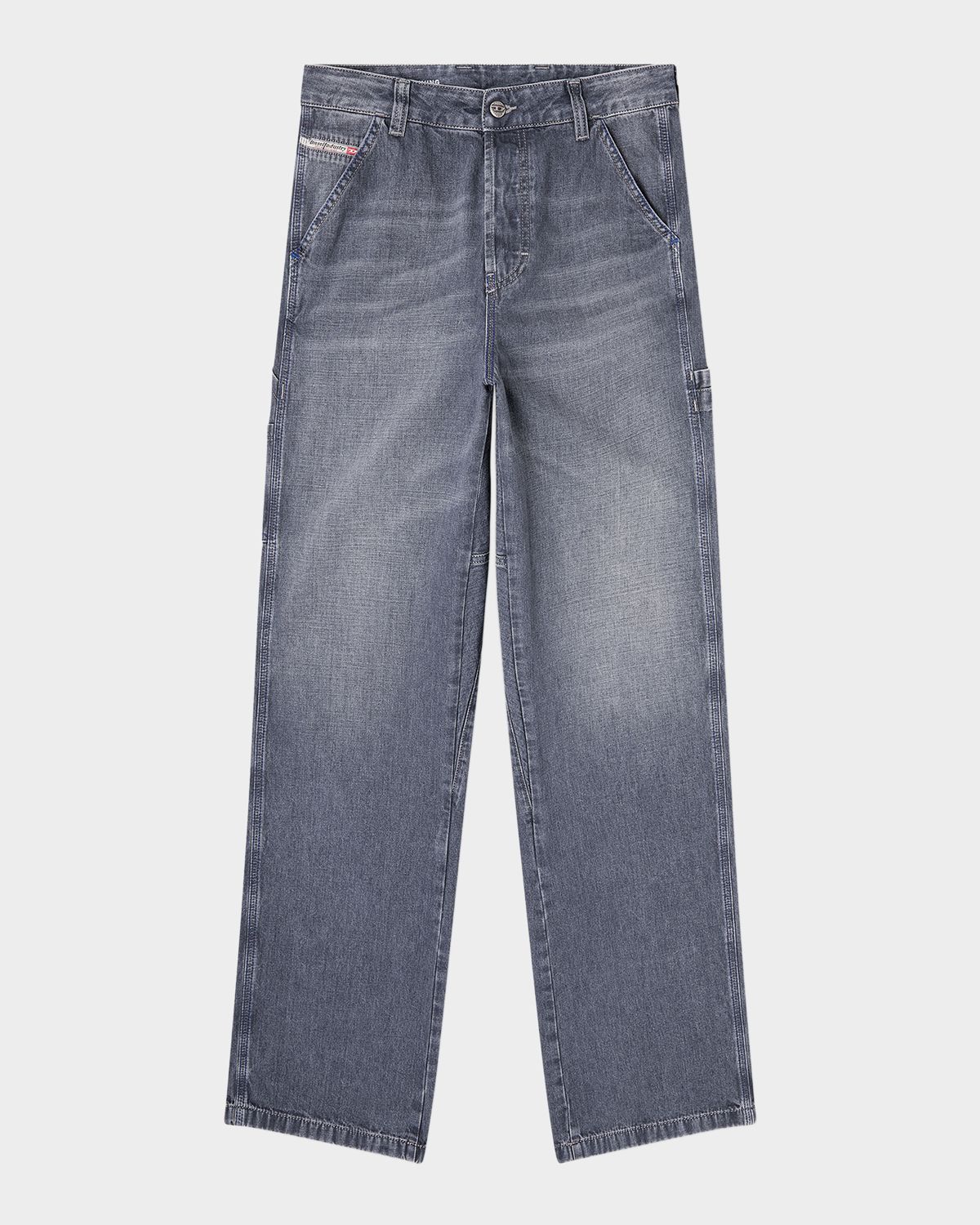 Diesel Men 's D-d-livery-w l32 Grey-Wash Carpenter Pants